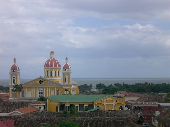 Uitzicht op het Meer van Nicaragua